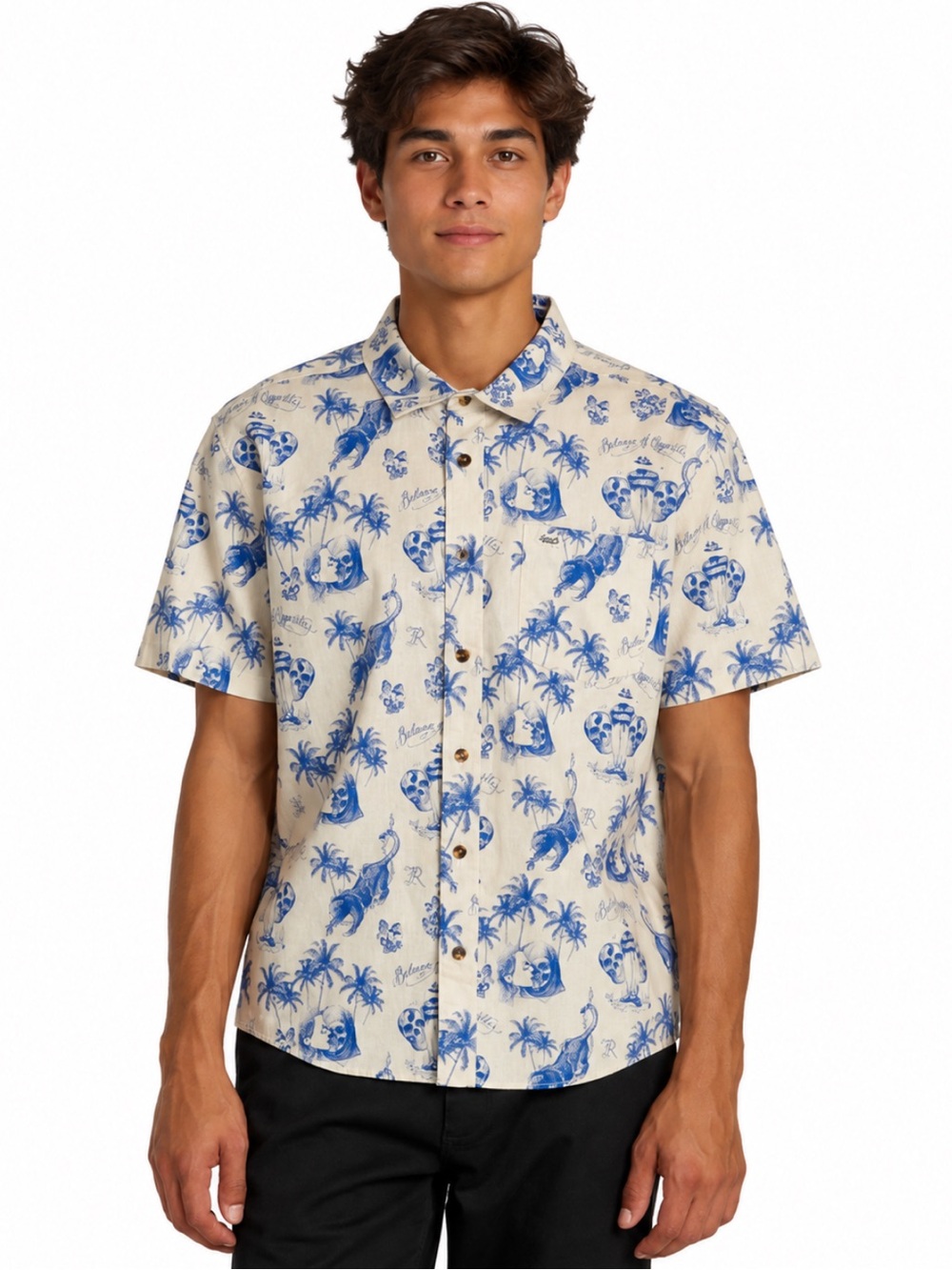 NWT! RVCA Benj x ATK “Chef’s Kiss” Shirt Size Small